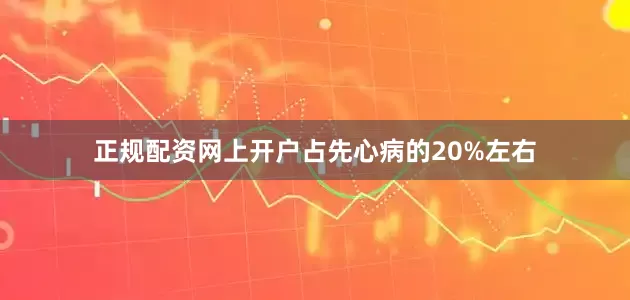 正规配资网上开户占先心病的20%左右